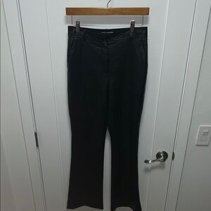 Babaton Black Leather Pants
